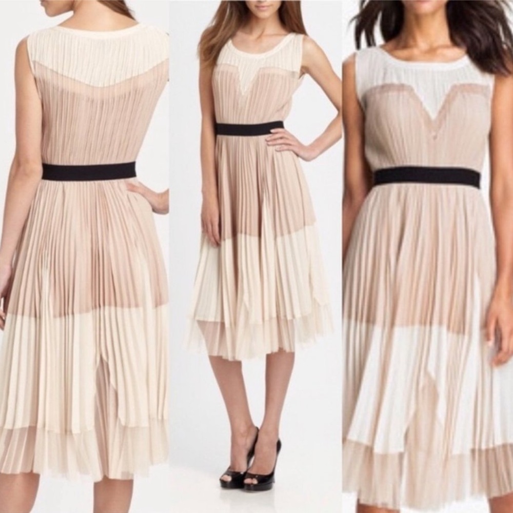 BCBG MAXAZRIA Lucea Powder Blush Cocktail Dress